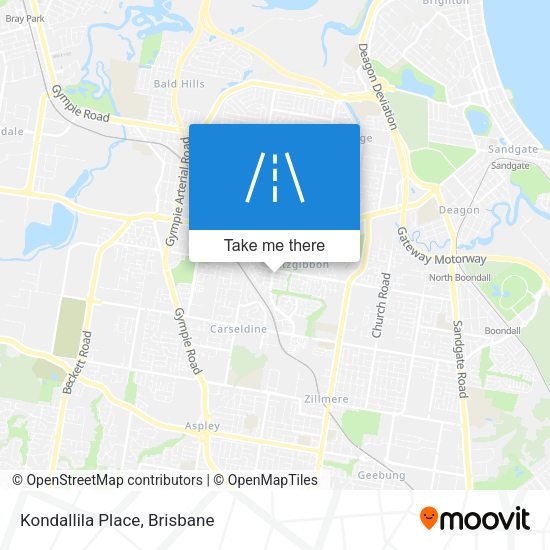 Kondallila Place map