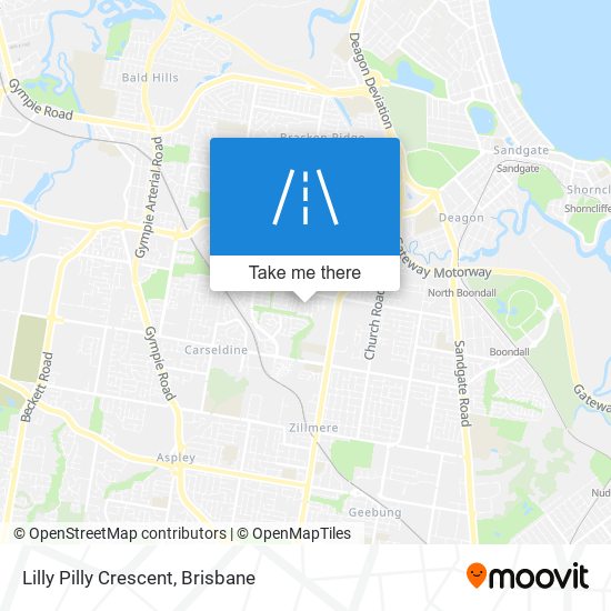 Lilly Pilly Crescent map