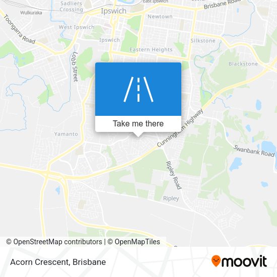 Acorn Crescent map