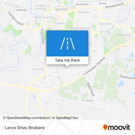 Lance Drive map