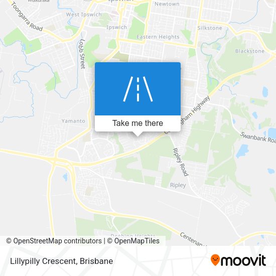 Lillypilly Crescent map