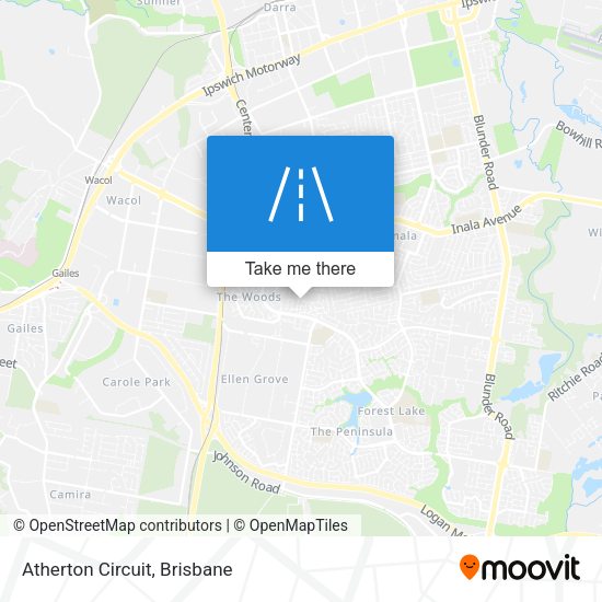 Atherton Circuit map