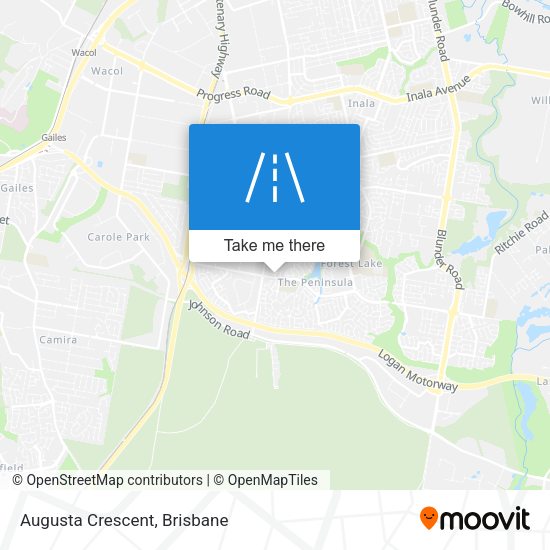 Augusta Crescent map