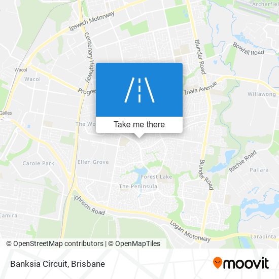 Banksia Circuit map