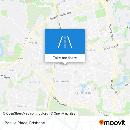 Bazille Place map