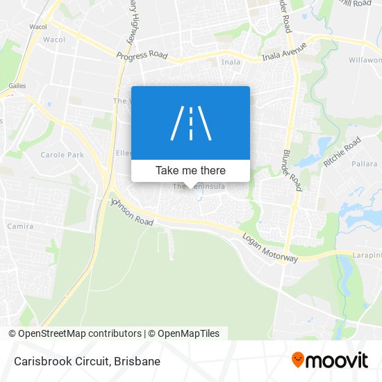 Carisbrook Circuit map