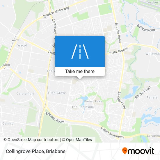 Mapa Collingrove Place