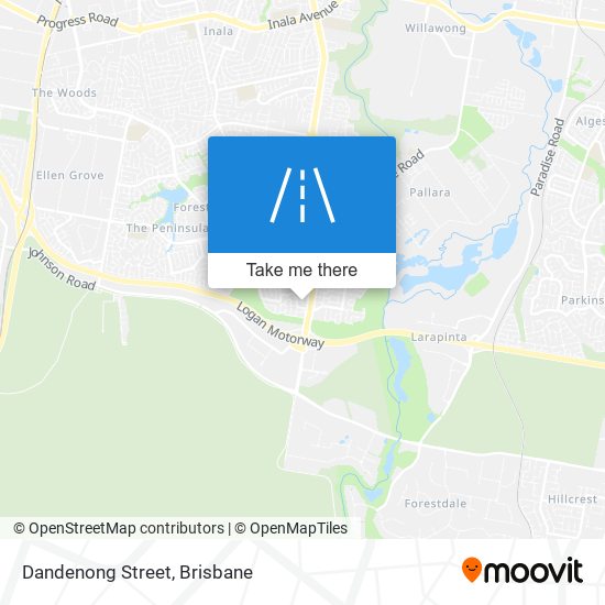 Dandenong Street map