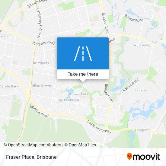 Fraser Place map