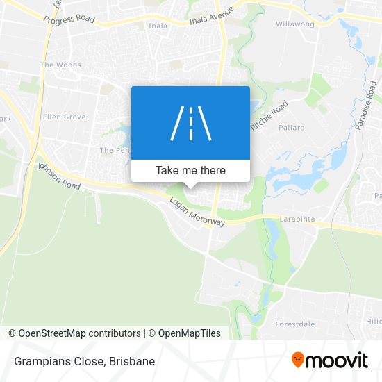 Grampians Close map