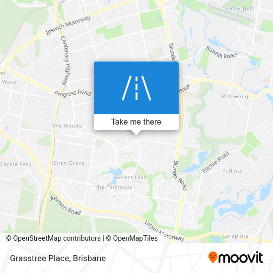 Grasstree Place map