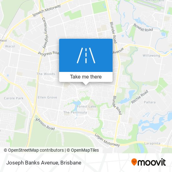 Joseph Banks Avenue map