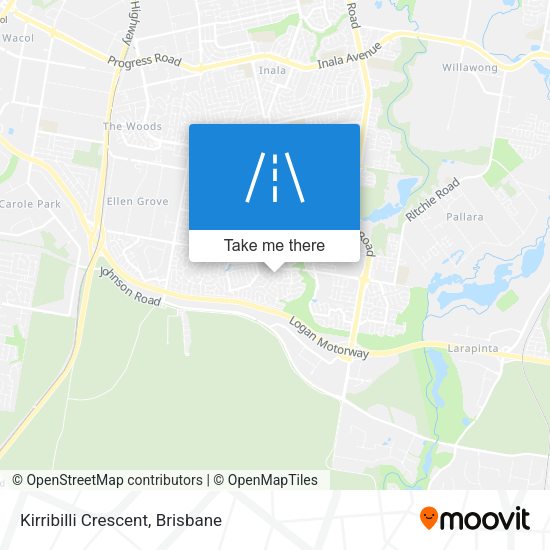 Kirribilli Crescent map