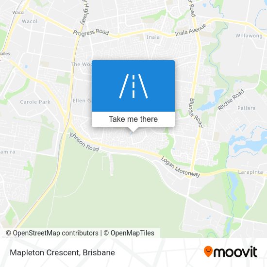 Mapleton Crescent map