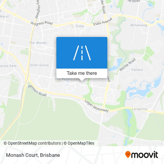 Monash Court map