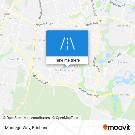 Montego Way map