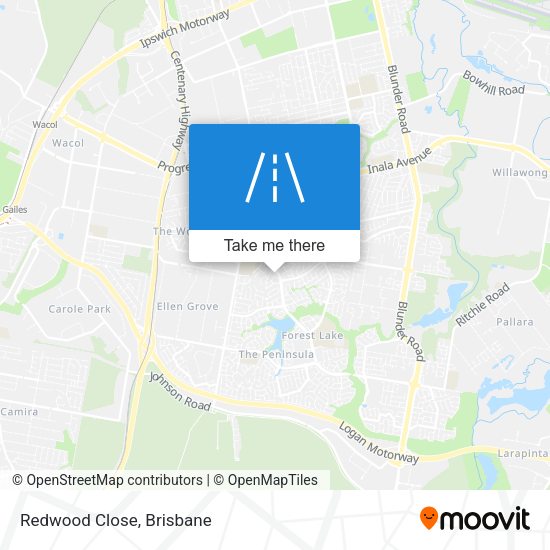 Redwood Close map