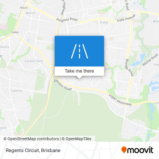 Mapa Regents Circuit