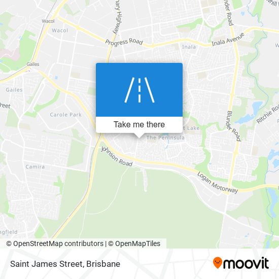 Saint James Street map