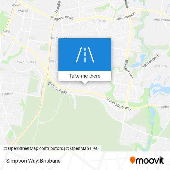 Simpson Way map