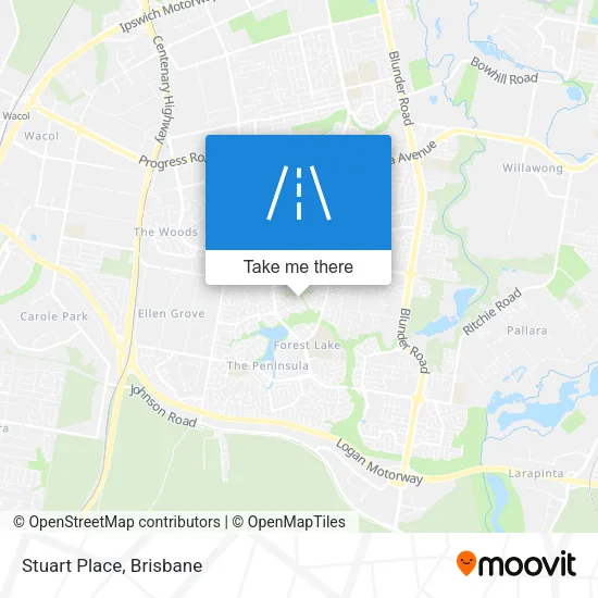Mapa Stuart Place