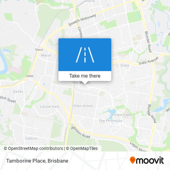 Tamborine Place map