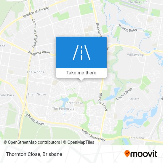 Thornton Close map