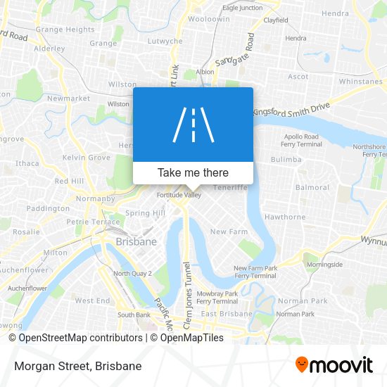 Morgan Street map