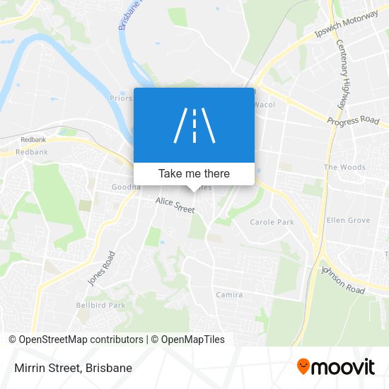 Mirrin Street map