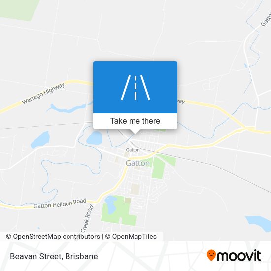 Beavan Street map