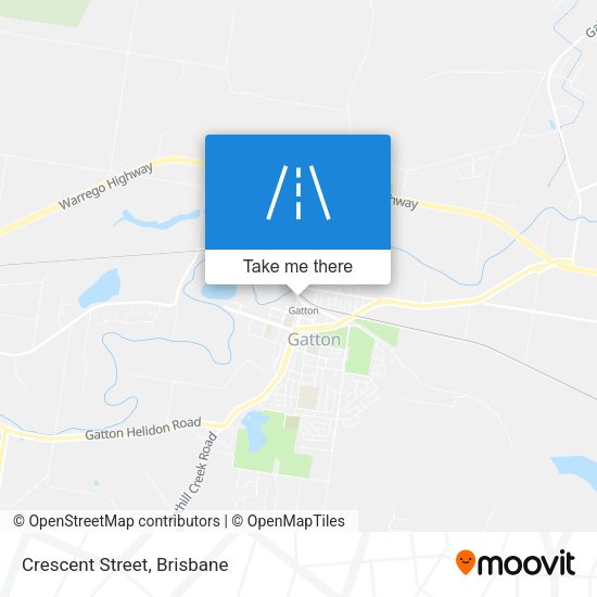 Crescent Street map