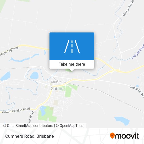 Cumners Road map