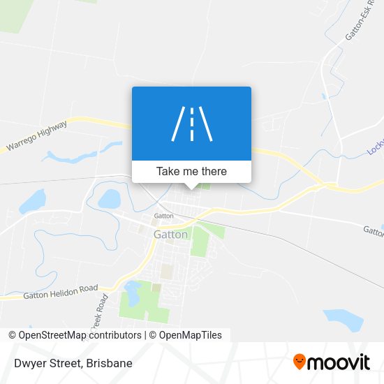 Dwyer Street map