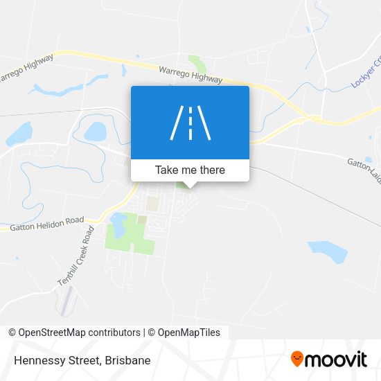 Hennessy Street map