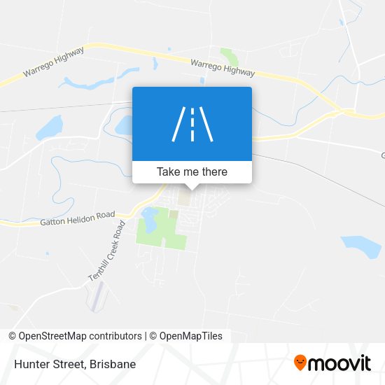 Hunter Street map
