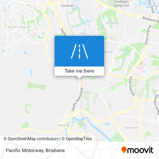 Pacific Motorway map