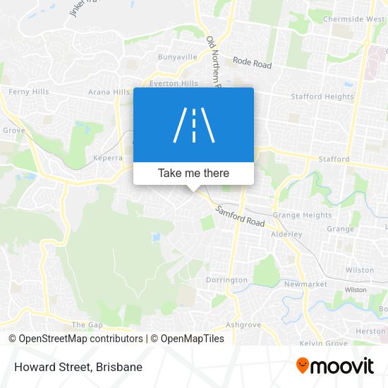 Howard Street map
