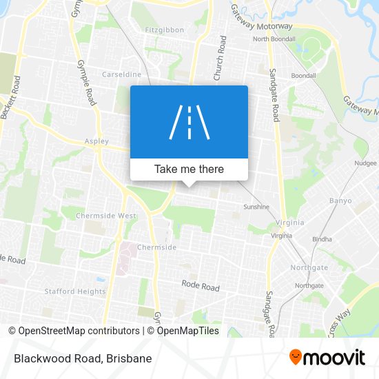 Blackwood Road map