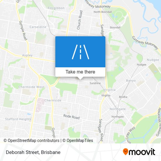 Deborah Street map