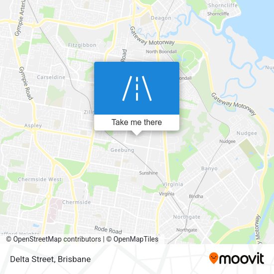 Delta Street map