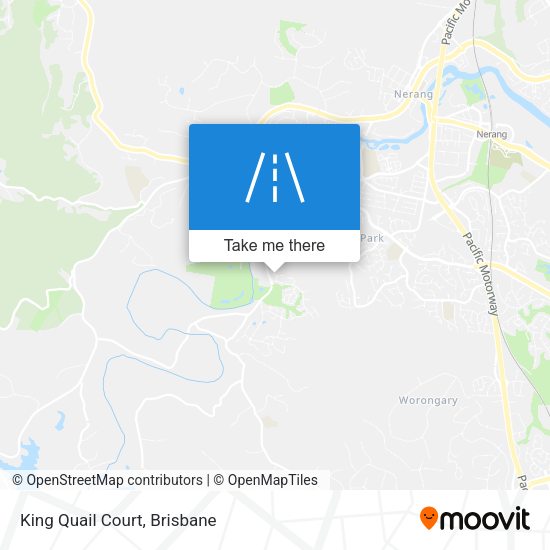 King Quail Court map