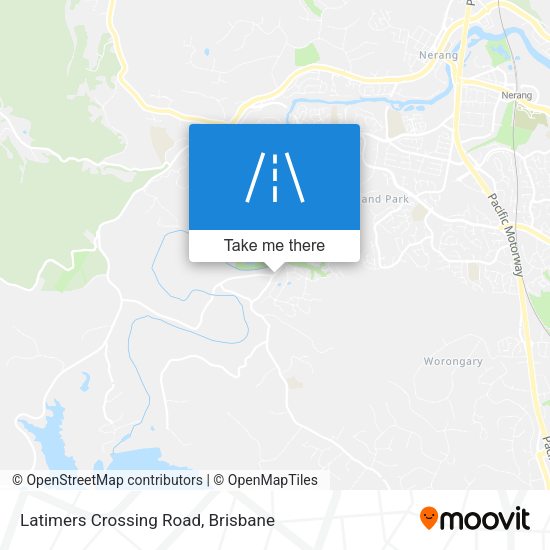 Latimers Crossing Road map