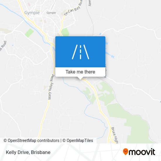 Kelly Drive map