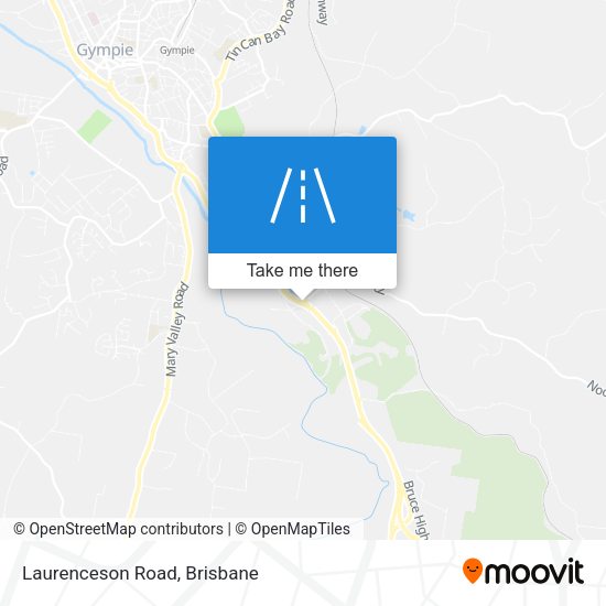 Laurenceson Road map