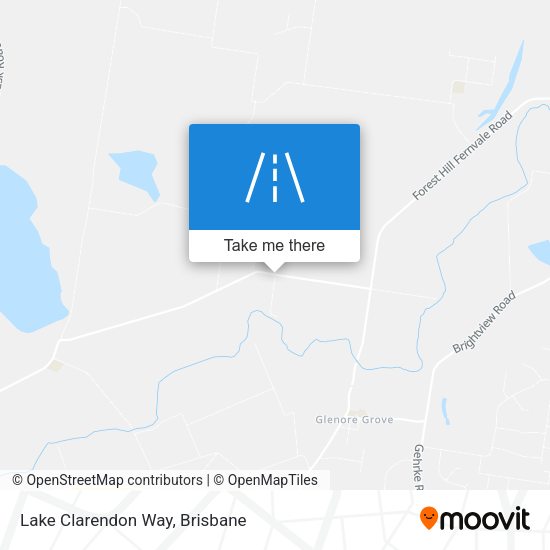 Lake Clarendon Way map