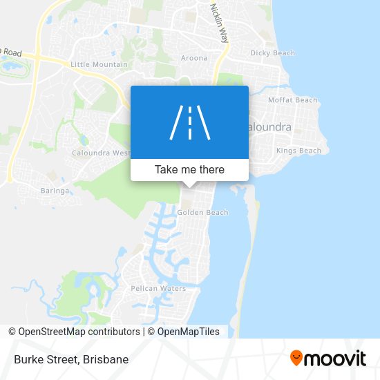 Burke Street map