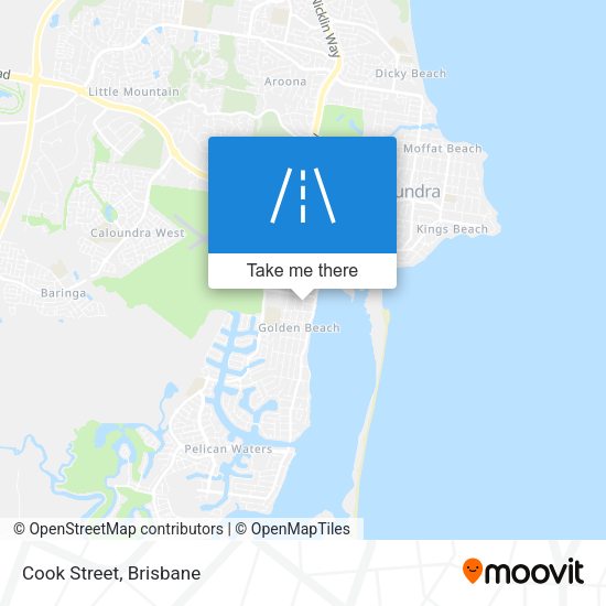 Cook Street map