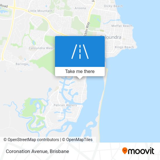 Coronation Avenue map