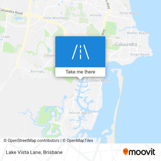 Lake Vista Lane map