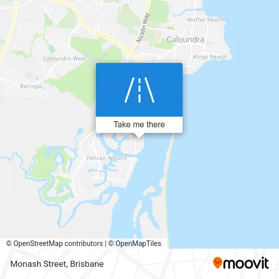 Monash Street map